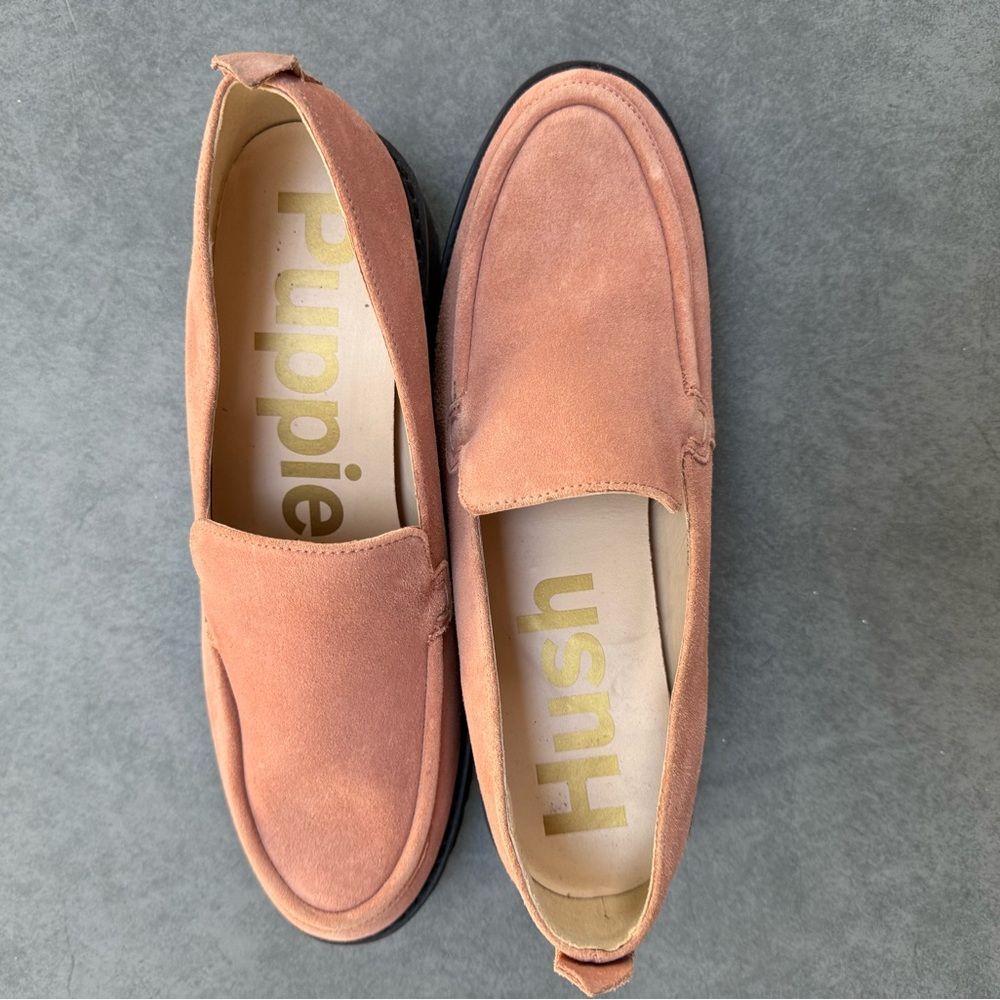 Hush Puppies Suede Lucy Loafers